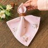Kit 1 Americano +1 Guardanapo +1 Porta Guardanapo - Coleção Amêndoas