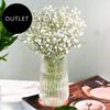 OUTLET Vaso de Vidro Canelado Slim 15cm - 550ml