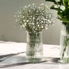 Vaso de Vidro Canelado Slim 15cm - 550ml