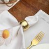 OUTLET Kit 4 Porta Guardanapos em Metal Dourado