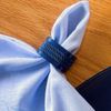 Porta Guardanapo Textura Cordão Azul  - Coleção Peixes