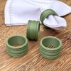 Kit 4 Porta Guardanapos Redondo Verde - Coleção Primavera