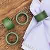 Kit 4 Guardanapos + 4 Porta Guardanapos Coleção Primavera
