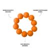 Porta Guardanapo de Bolas Laranja - Coleção Tangerinas