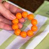 Porta Guardanapo de Bolas Laranja - Coleção Tangerinas