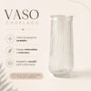 Kit 2 Vasos de Vidro Canelado Slim 550ml e 750ml