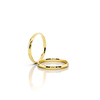Par de Alianças Classic Gold 2mm