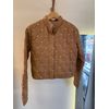 Jaqueta Puffer Tachas Caramelo