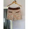 Short Tweed/PU Estampado