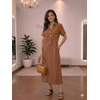 Vestido Chemise Caramelo
