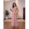 Vestido Adriele Lg List Bco/Vermelho
