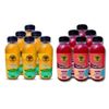 Kit Kombucha Limão com Gengibre e Uva 12 unidades 400ml