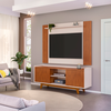 Rack Flat com Painel Trend Freijo/Off White DJ Moveis