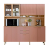Cozinha Compacta 10 Portas 2 Gavetas Amora Amendola/Marsala Prime TX Demobile