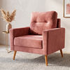 Poltrona Europa Premium Veludo Rose T03 Jw Estofados