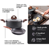 Conjunto Panelas 5 Peças Smart Plus Antiaderente Granito Brinox