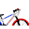 Bicicleta Aro 26 Grau F/DISCO 21V Branco Com Vermelho/Azul Colli