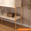 Aparador Liara Off White/Dourado Dj Moveis