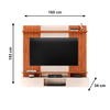 Painel Ben Off White/Freijo Dj Moveis