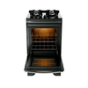 Fogão 4B Supreme Glass Preto Dako/Atlas