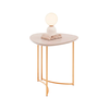 Mesa Lateral Petala Off White Dj Moveis
