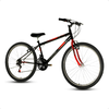 Bicicleta Aro 26 21M Flash Preto/Vermelho Ciclo Cairu