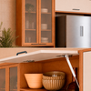 Cozinha Paolla IPE/Off White Cristal 2 Portas com Vidro Nicioli