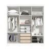 Roupeiro 6 Portas Argos Branco Avelan