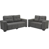 Sofa 2x3L Sena Vellus Light Castor J.A ESTOFADOS