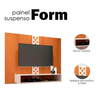 Painel Susp Form 1.2 Cinamomo/Off White HB moveis