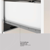 Comoda 2P 4G Aurea Com Pe Branco Demobile
