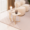 Mesa Lateral Petala Off White Dj Moveis
