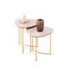 Mesa Lateral Petala Off White Dj Moveis