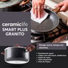 Conjunto Panelas 5 Peças Smart Plus Antiaderente Granito Brinox