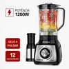 Liquidificador 12V Turbo L-1200 1200W Preto/Inox Mondial