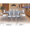 Mesa 8 Cadeiras Paris N39 Granito Luxo Aço Coelho