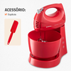Batedeira 3V B-45 2 Tigelas 400W Vermelho/Inox Mondial