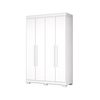 Roupeiro Noronha 4 Portas com Pés Branco Josan
