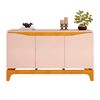 Buffet Nice Cedro/Off White Dj Moveis