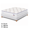 Conjunto Box Queen Fiore Comfort Luxo 158x72 Probel