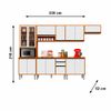 Cozinha 6 Peças Eduarda Chf Moveis