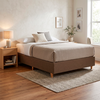 Base Box Universal Convencional Suede Liso 138x39 Cor 3-Marrom Gazin