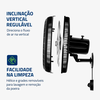 Ventilador De Parede 40CM VTX-40P-8P Preto/Prata Mondial