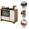 Balcão Cooktop NT 3050 Freijo Trend Branco New Notável