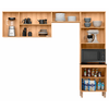 Cozinha Fit Freijo/Off White Cristal Portas de Vidro Nicioli