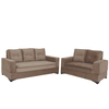 Conjunto de Sofa 2x3L Valencia Veludo Castor T04 JW Estofados