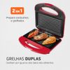 Sanduicheira S-19 800W Vermelho/Inox Mondial