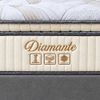 Conjunto Box Solteiro Diamante com Pillow Top e Molas Ensacadas 88x188 Softflex
