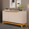 Buffet Nice Cedro/Off White Dj Moveis