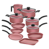 Jogo de Panela 10 Peças Turim Rosa 20297464 Tramontina